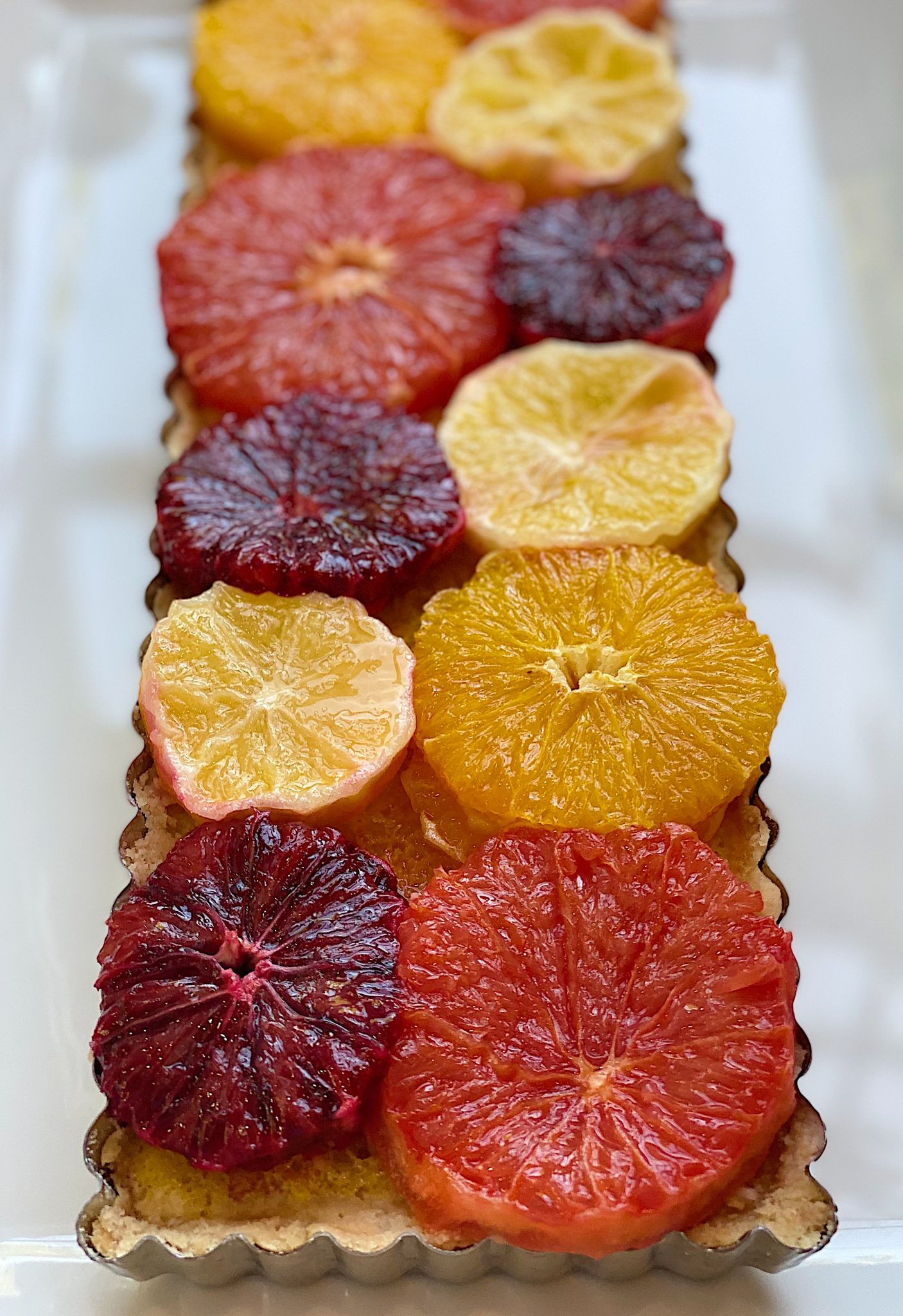 Citrus on Top of Lemon Tart