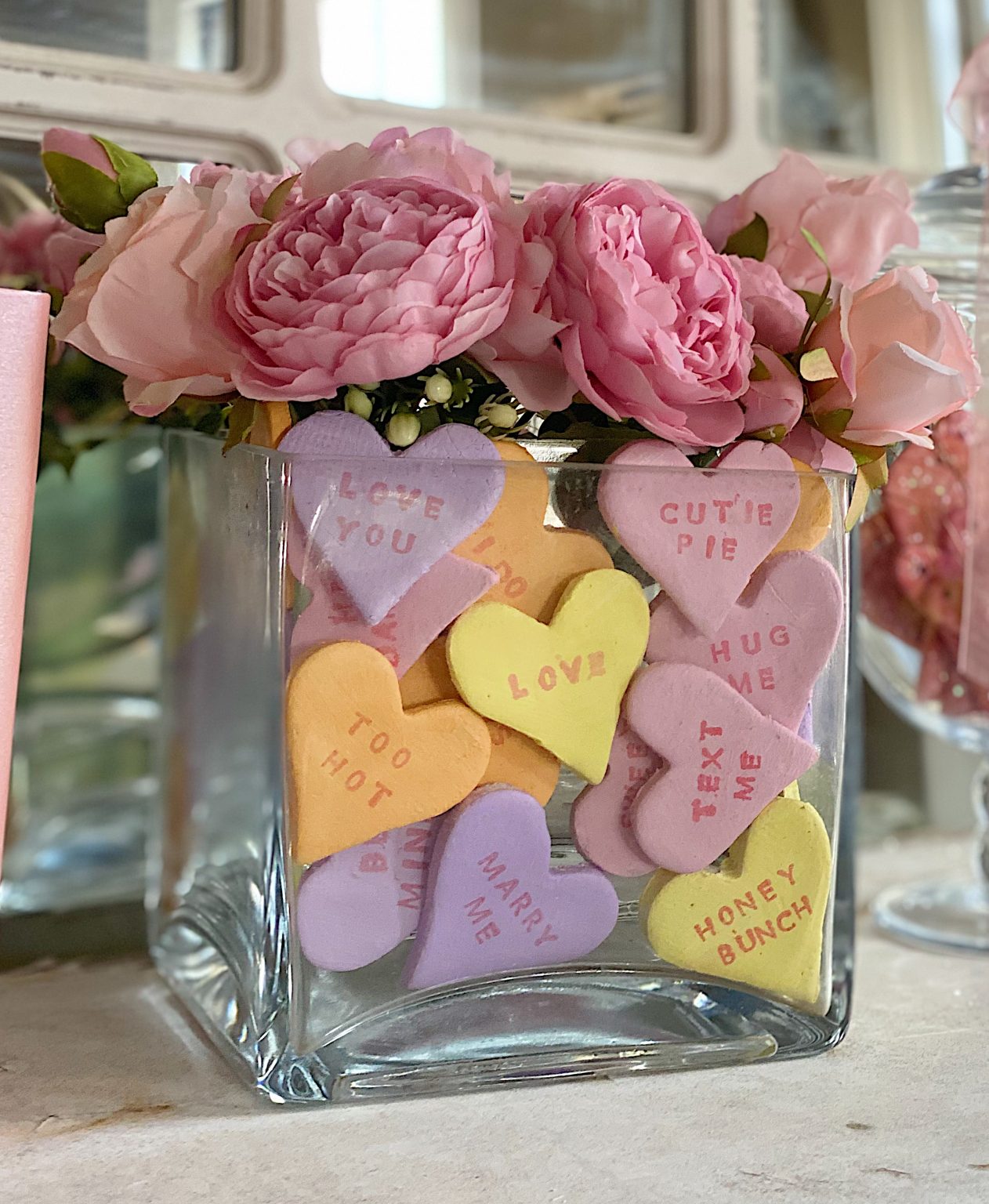 DIY Valentine Conversation Hearts
