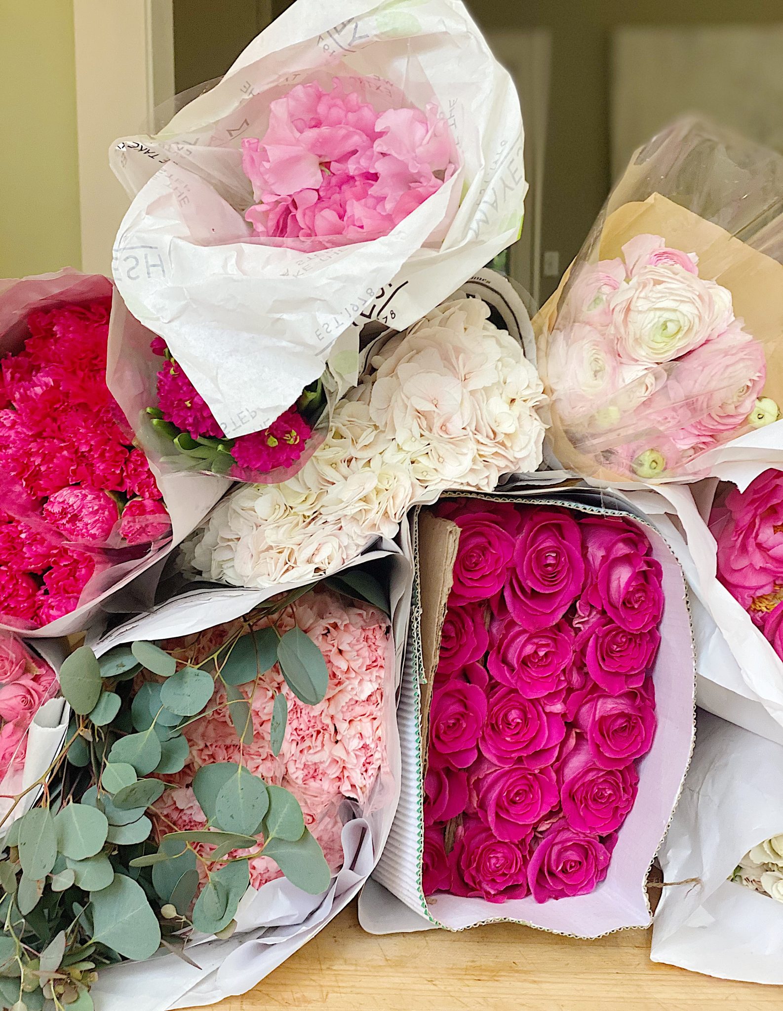 Flowers from the Flower Mart