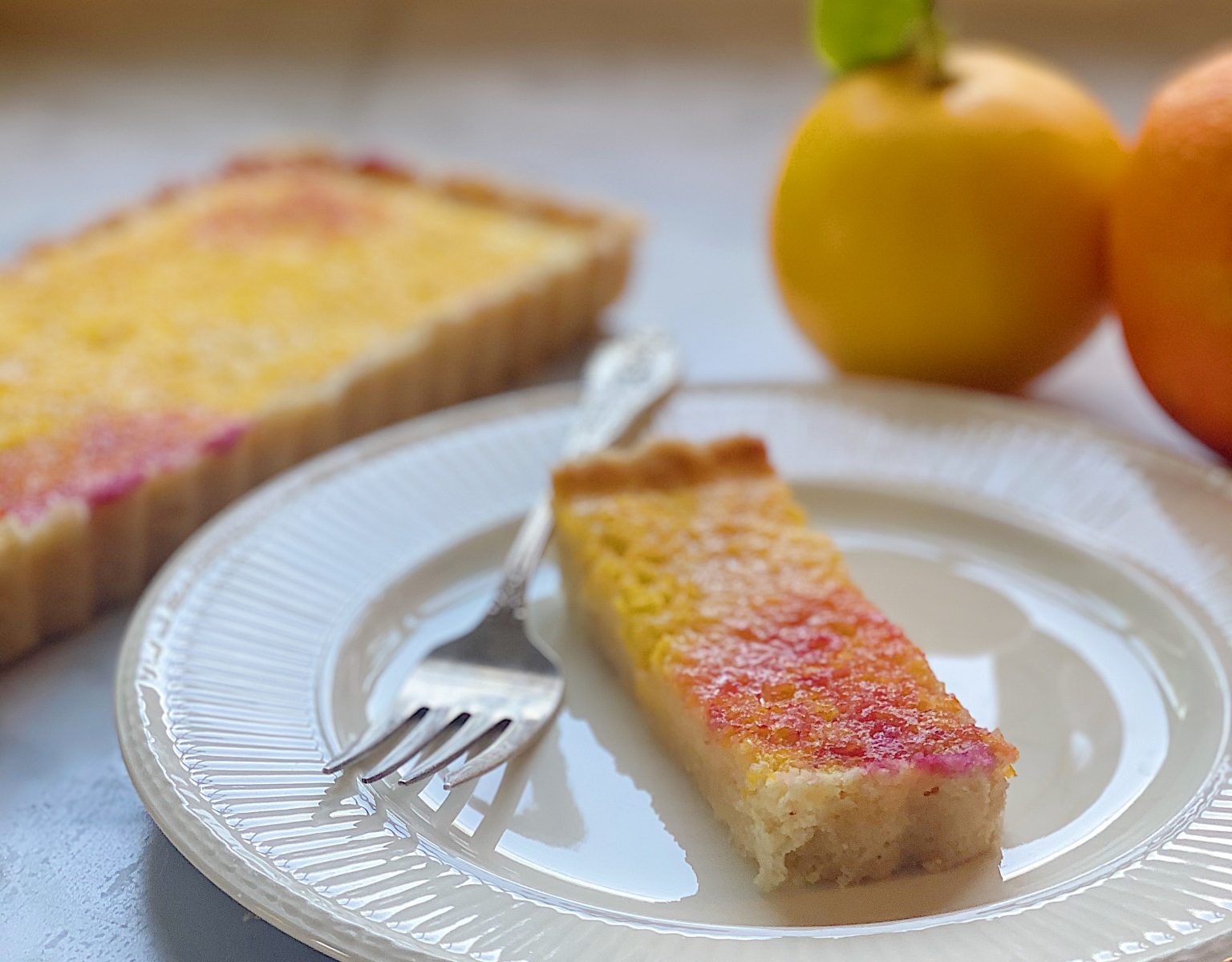 Fruit Stained Lemon Tart Recipe