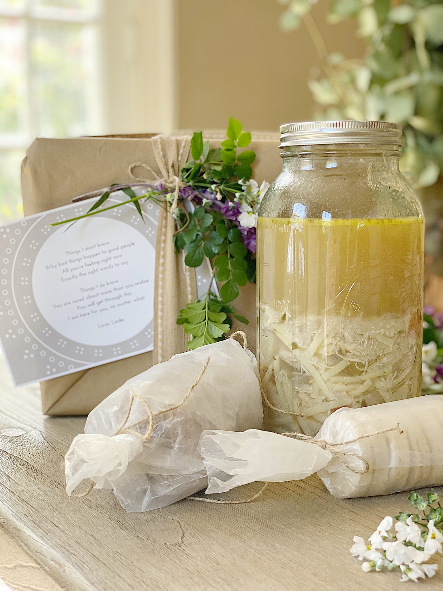 Ingredients in a Get Well Gift Box