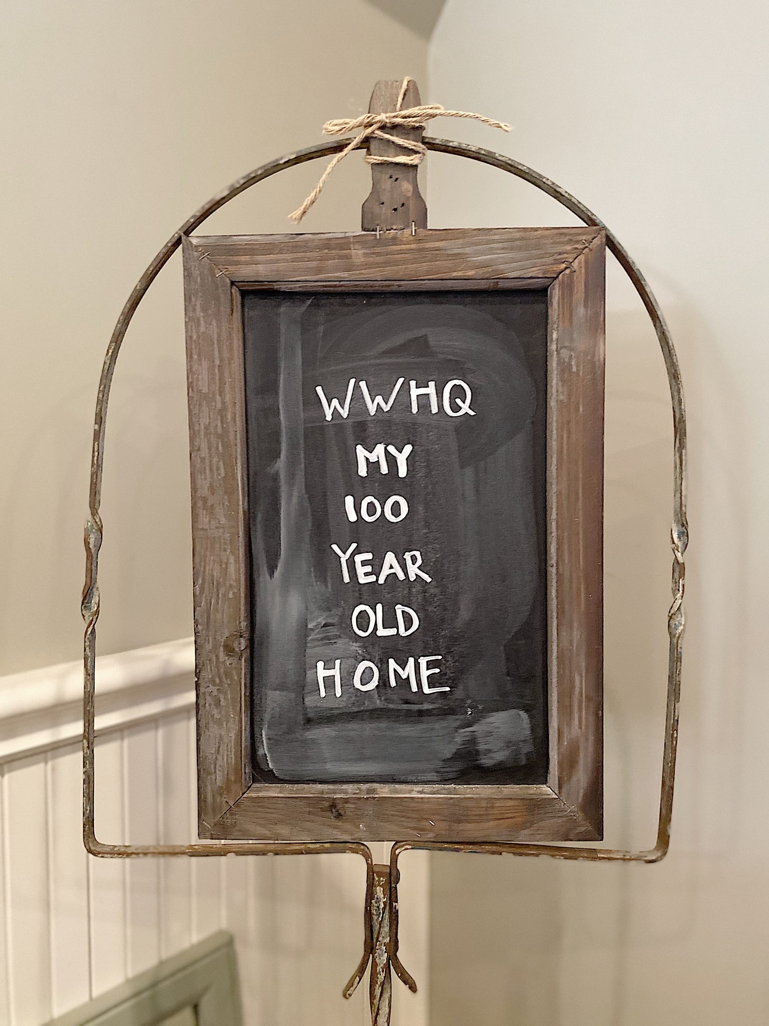 My 100 Year Old Home Office Sign