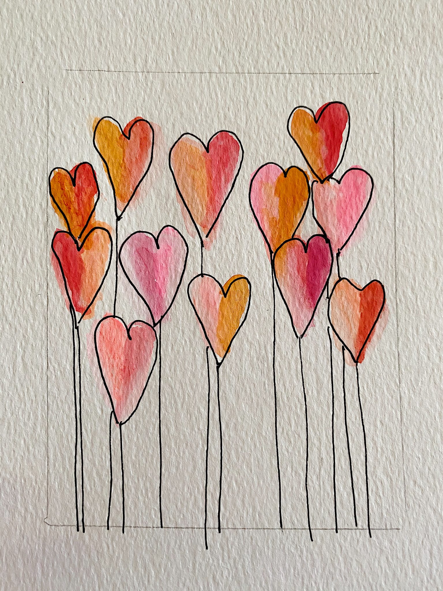 Paint Valentine's Day Cards 5