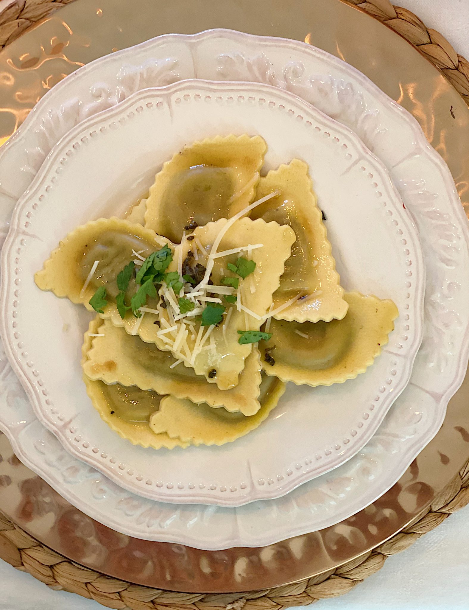 Ravioli with Brown Butter Sage Sauce