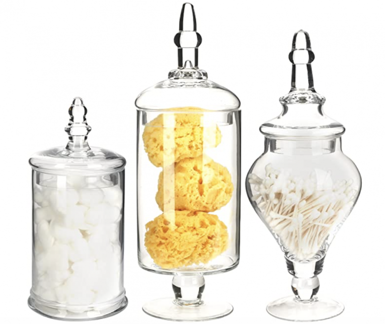 How to Decorate with Glass Apothecary Jars MY 100 YEAR OLD HOME