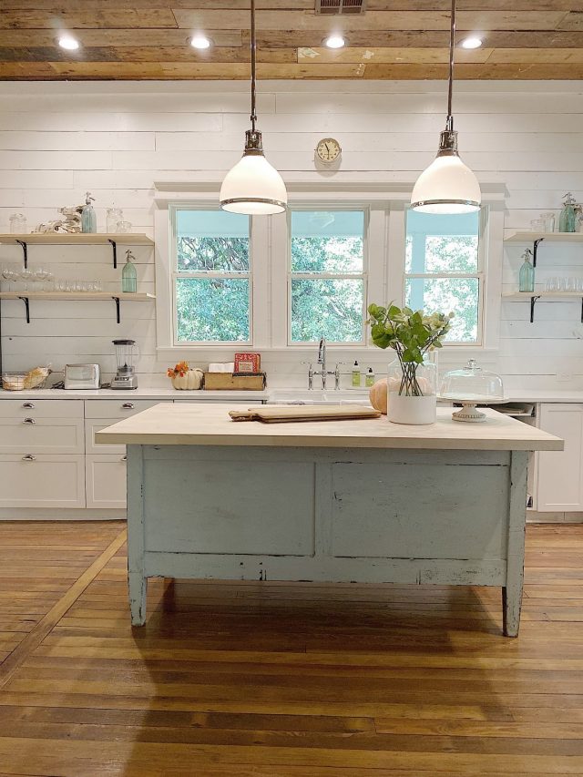 Seven Ideas for a Kitchen Island - MY 100 YEAR OLD HOME