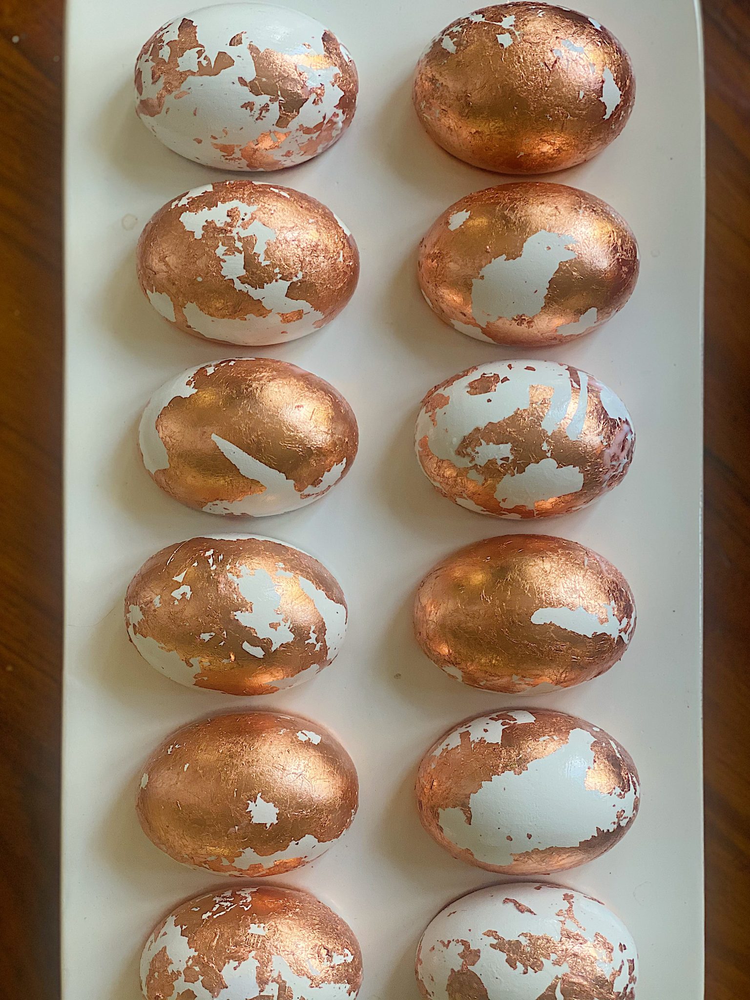 Copper Foil Easter Eggs DIY