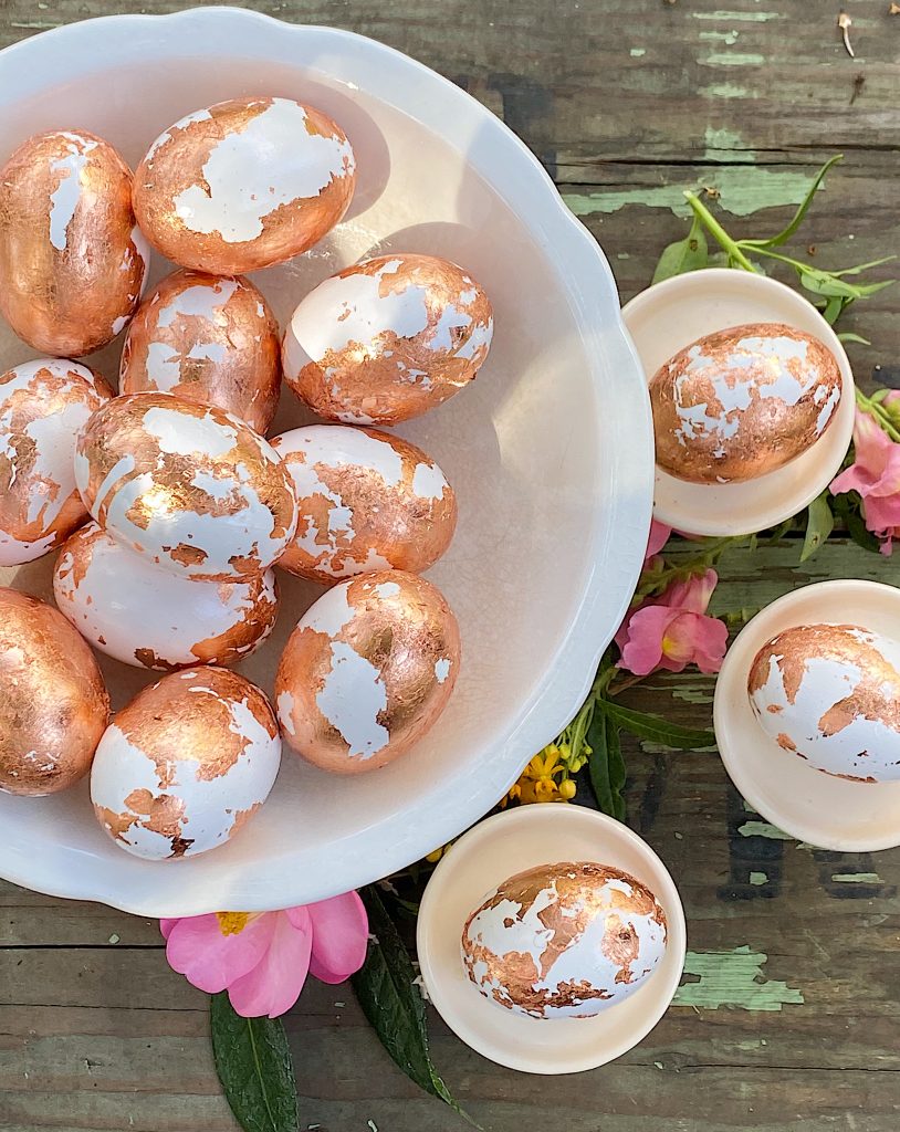 Copper Foil Easter Eggs DIY