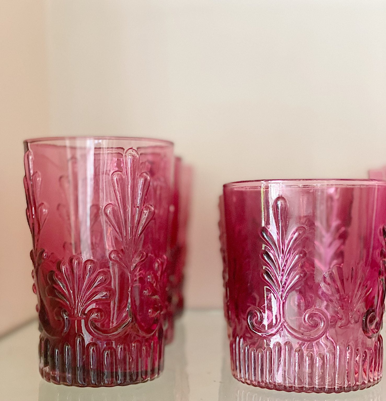 My Obsession with Cranberry Glass MY 100 YEAR OLD HOME