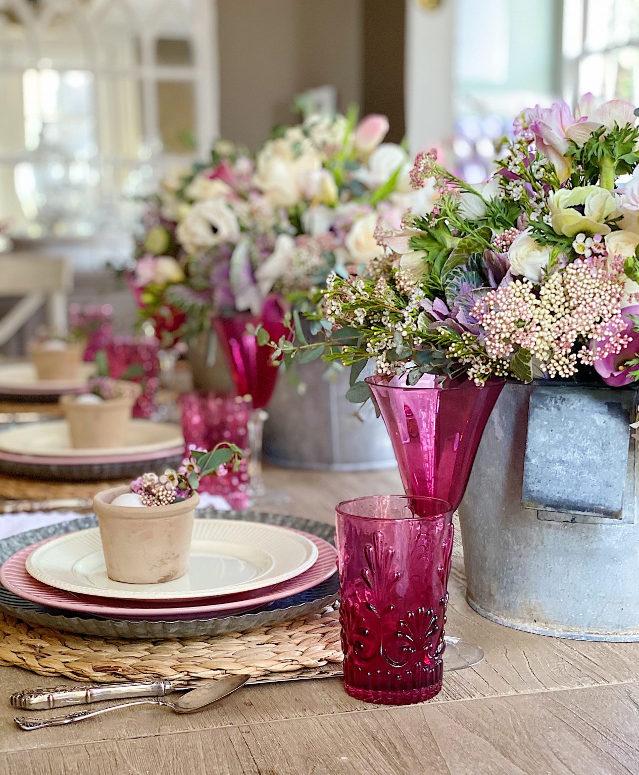 Easter Colors on the Table