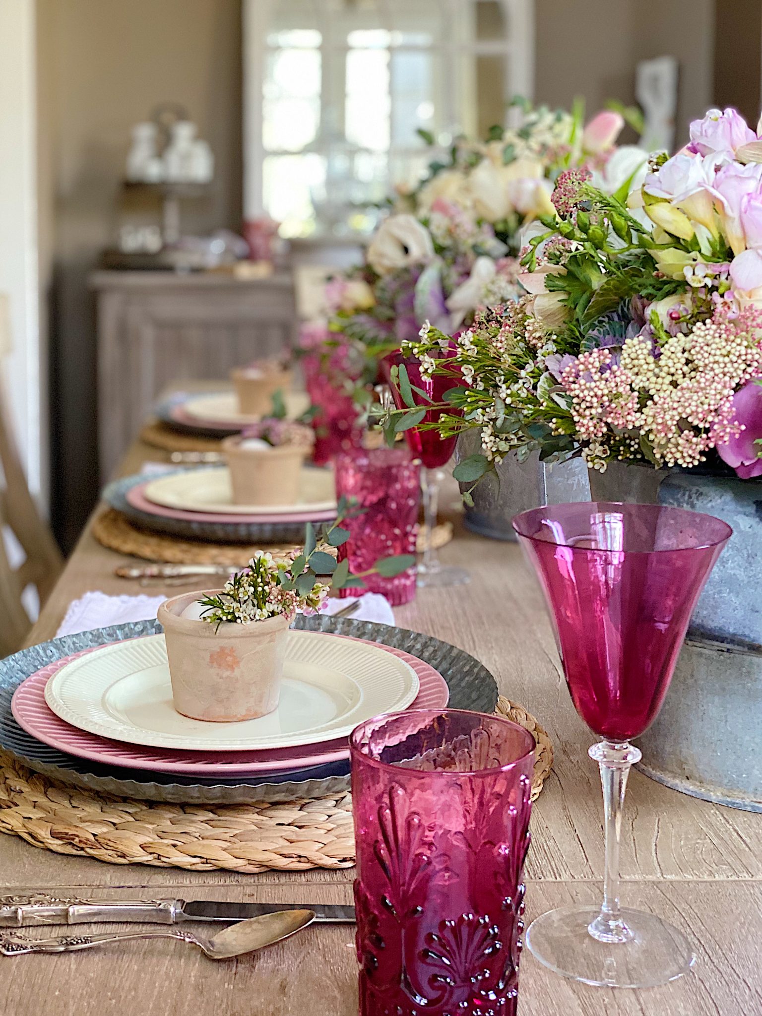 Easter Table for Brunch