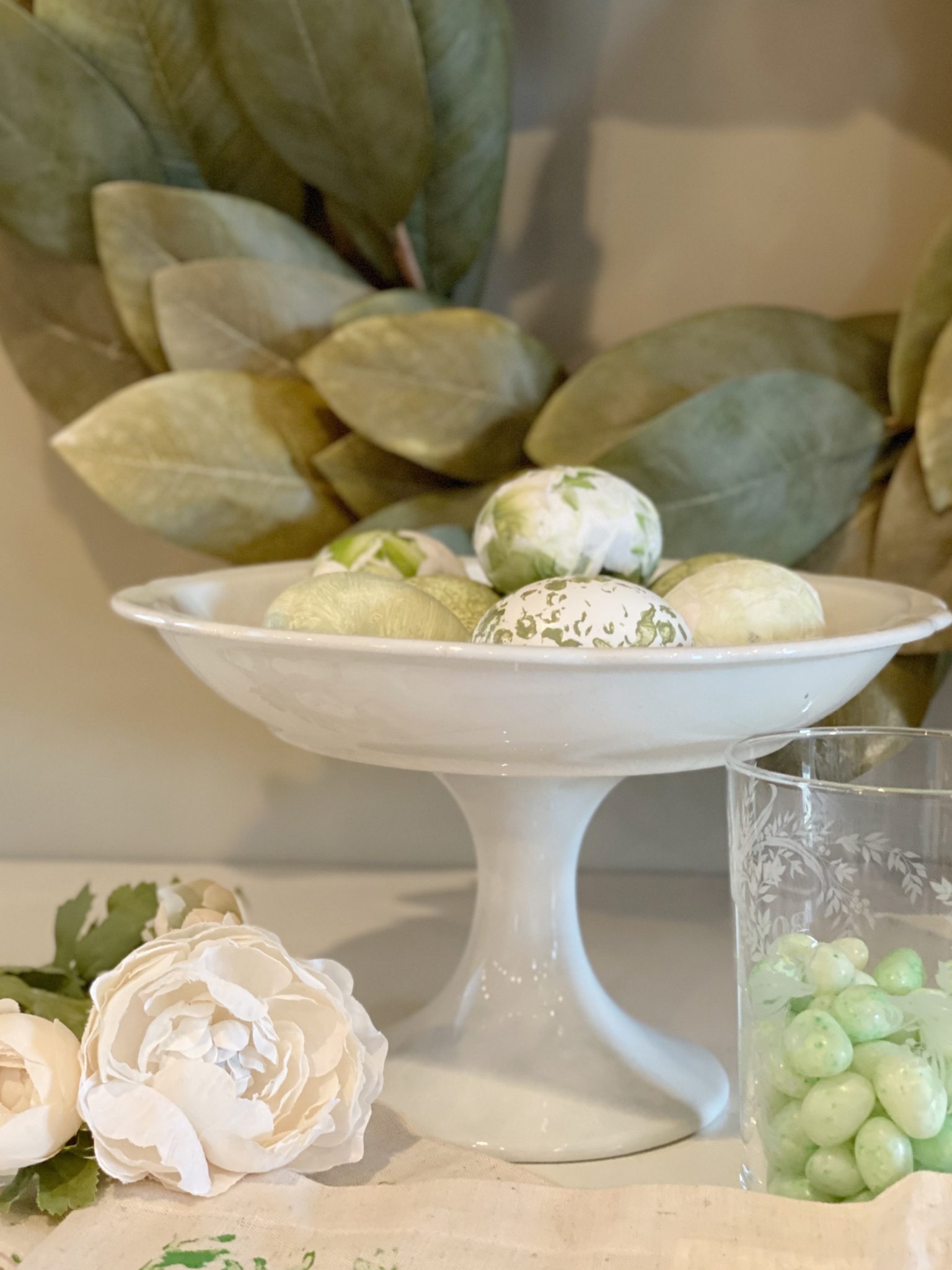 Easy Easter Craft Decorated Eggs