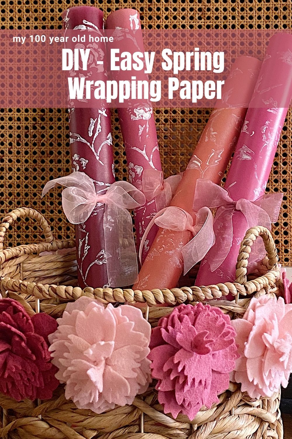 Spring Wrapping Paper Easy Paper Crafts My 100 Year Old Home