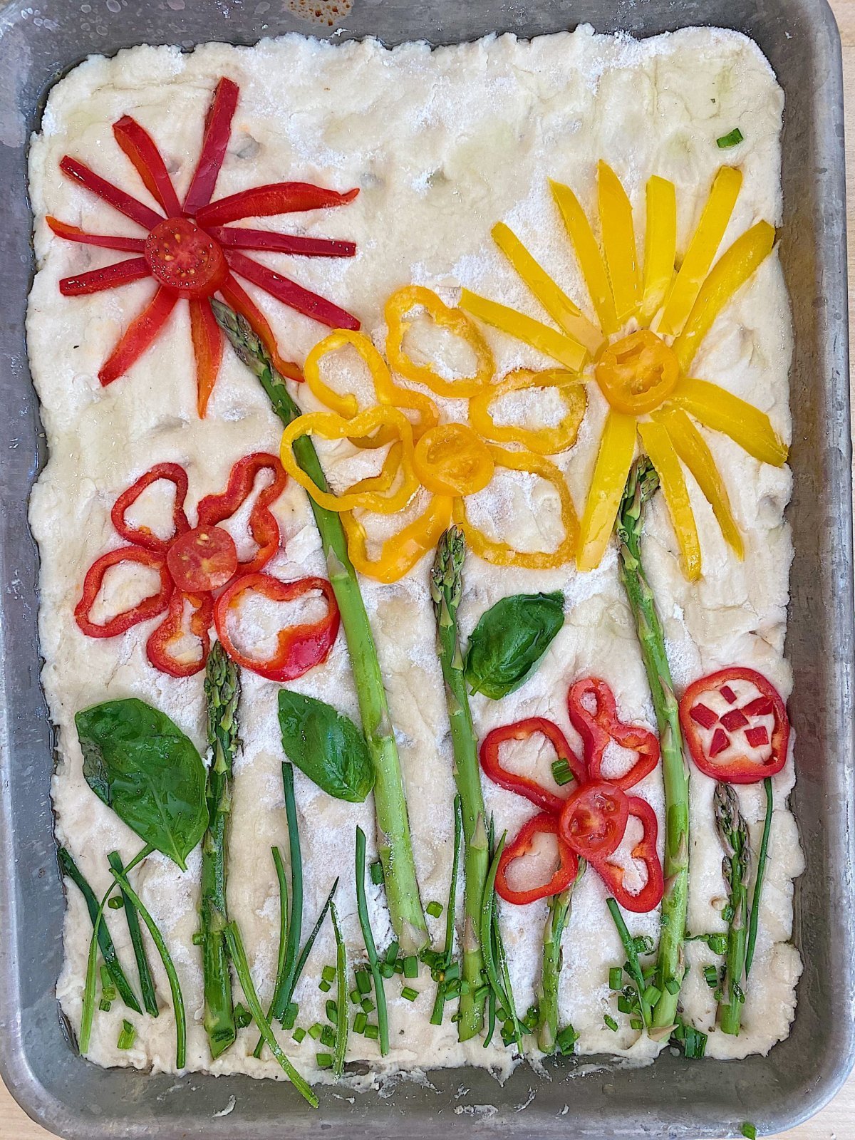 Focaccia Bread Art - MY 100 YEAR OLD HOME