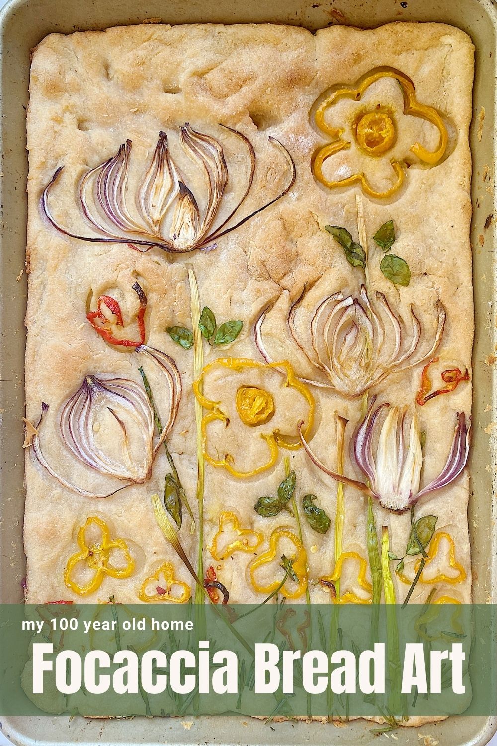 Focaccia Bread Art is a really fun way to decorate the bread with vegetables. Today I made a beautiful Focaccia Garden and I think you are going to like my Gluten-Free Focaccia Bread Recipe.