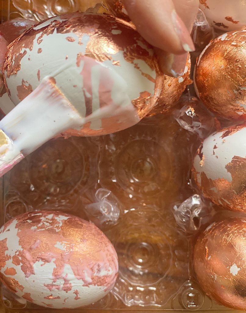 How to Make Copper Foil Easter Eggs