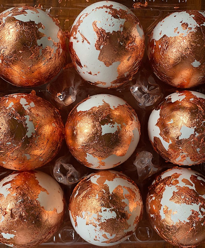 How to Make Copper Foil Easter Eggs