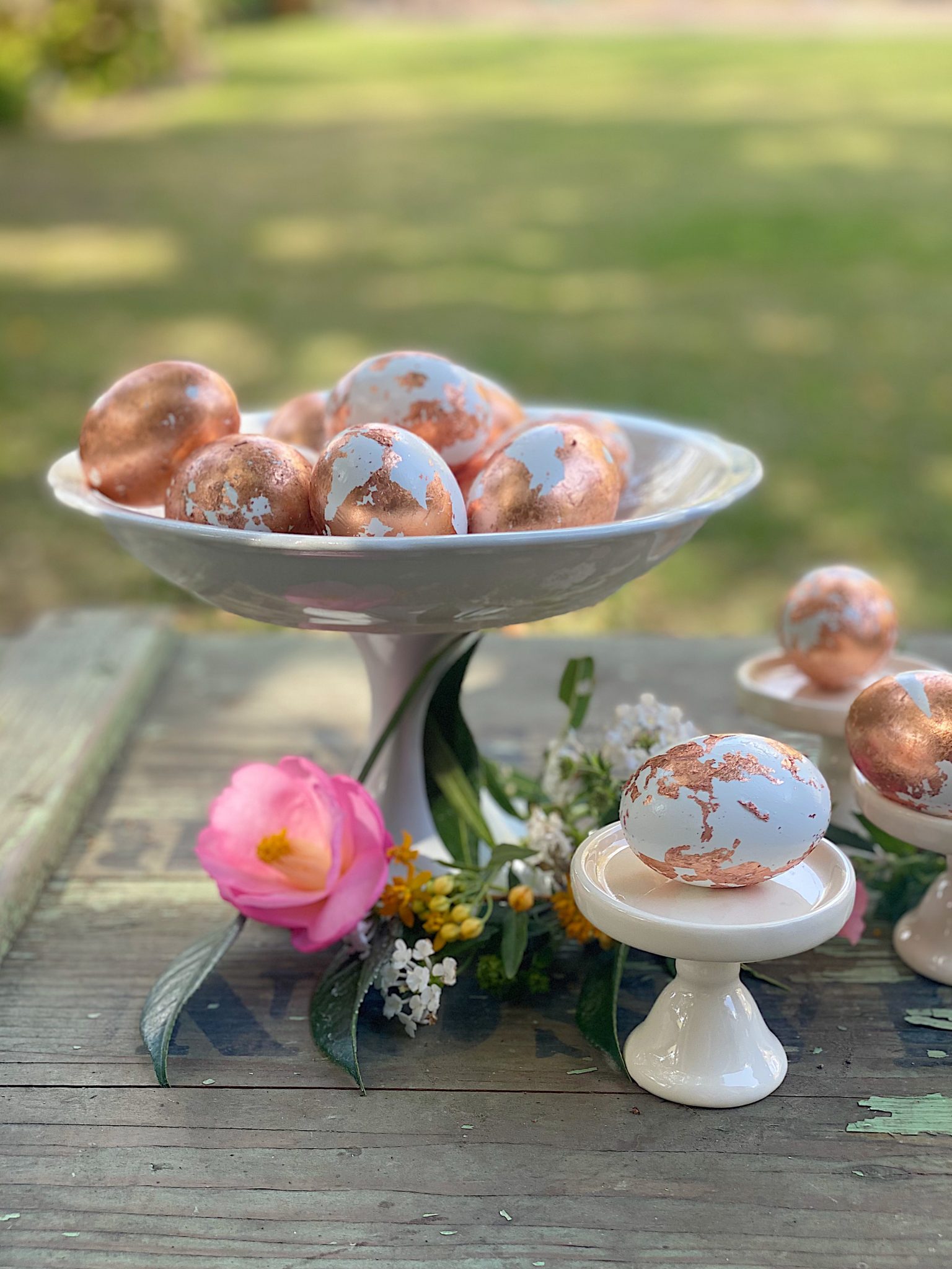 How to Make Copper Foil Easter Eggs DIY
