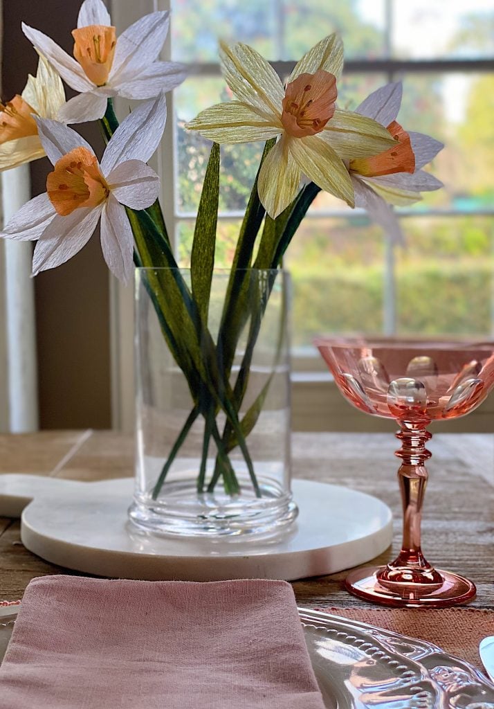 How to Make Easy Paper Flower Daffodils