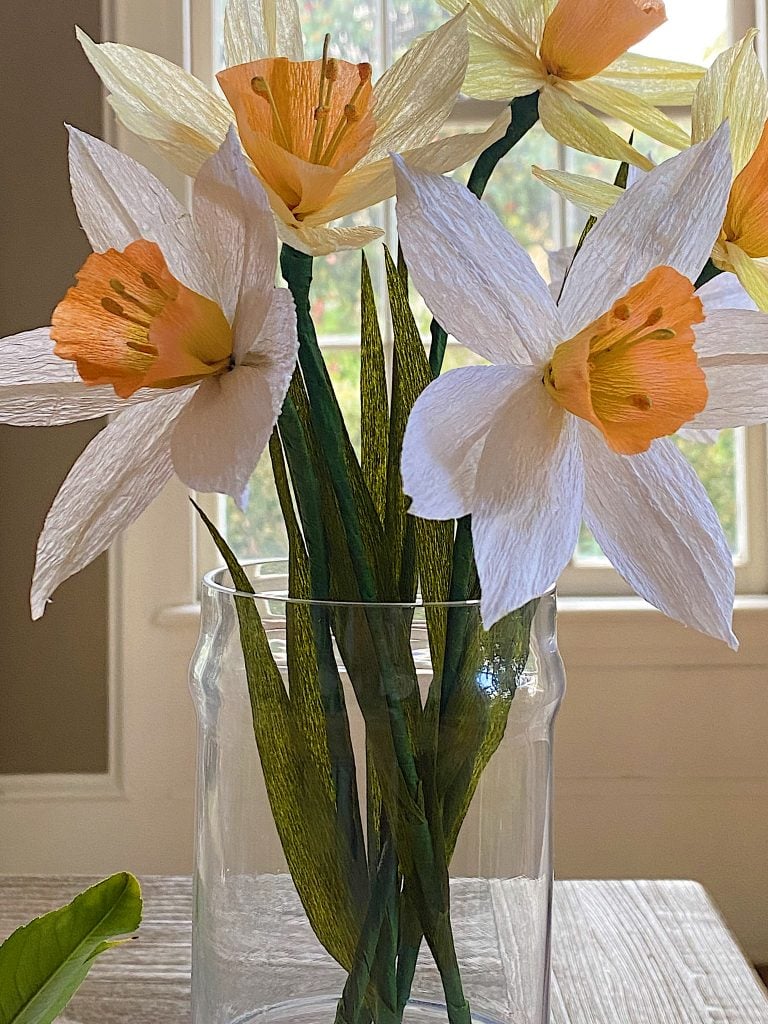 How to Make Easy Paper Flower Daffodils