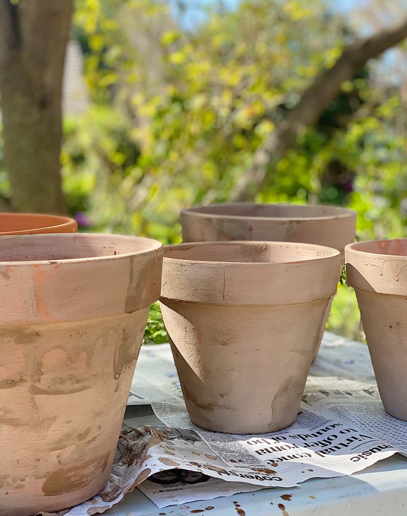 How to Make Vintage Garden Pots - MY 100 YEAR OLD HOME