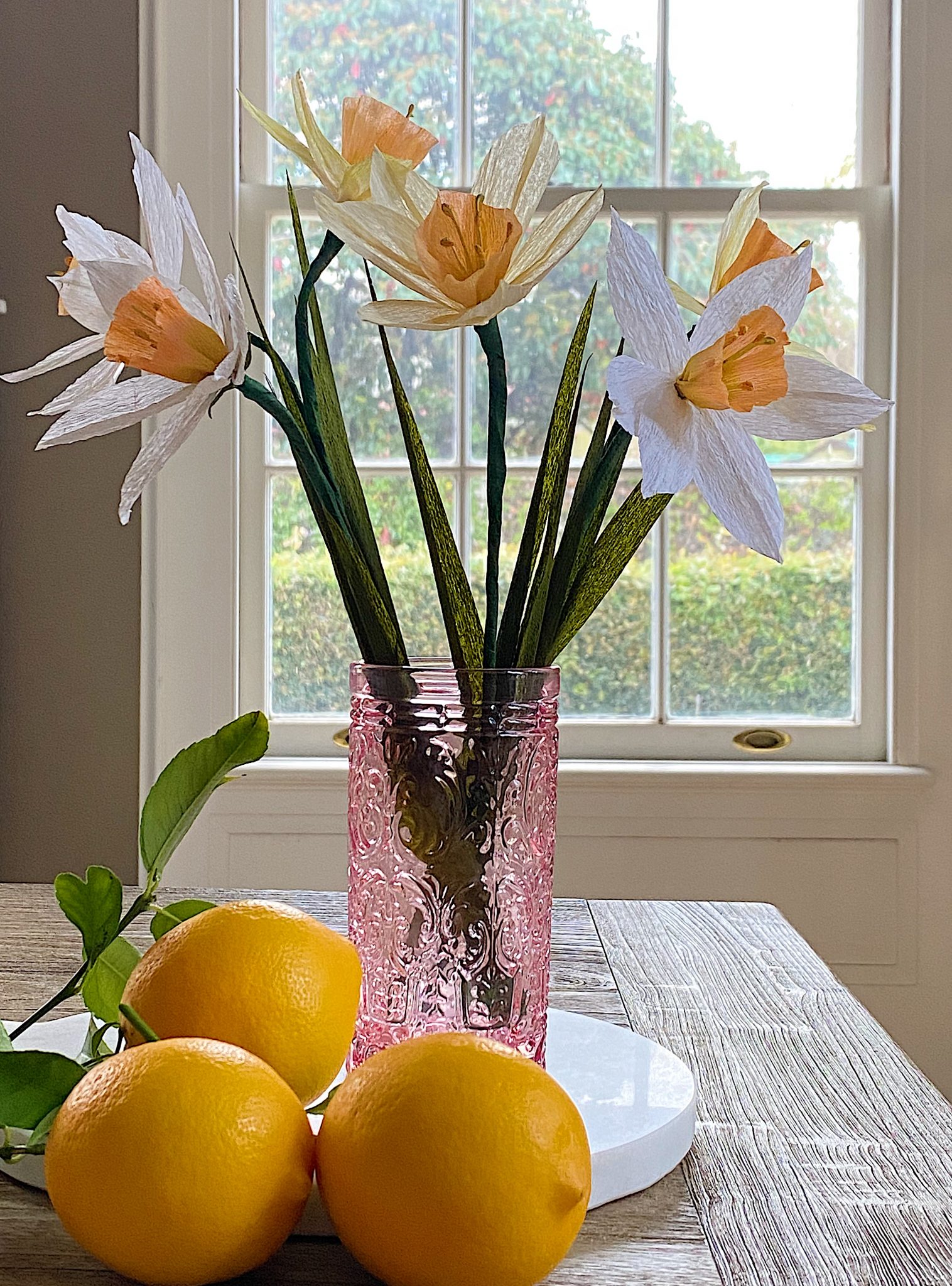 Make Easy Paper Flower Daffodils