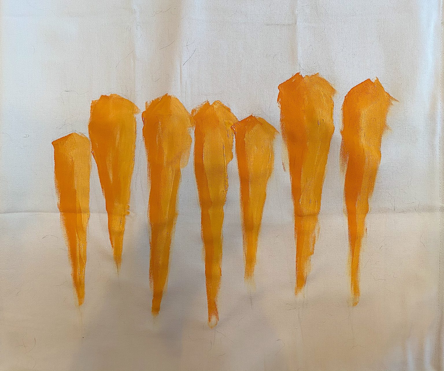 Painting Carrots on the Pillow