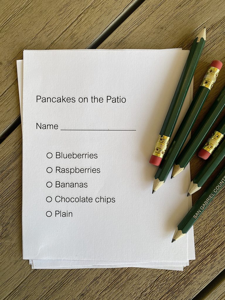 Pancakes on the Patio
