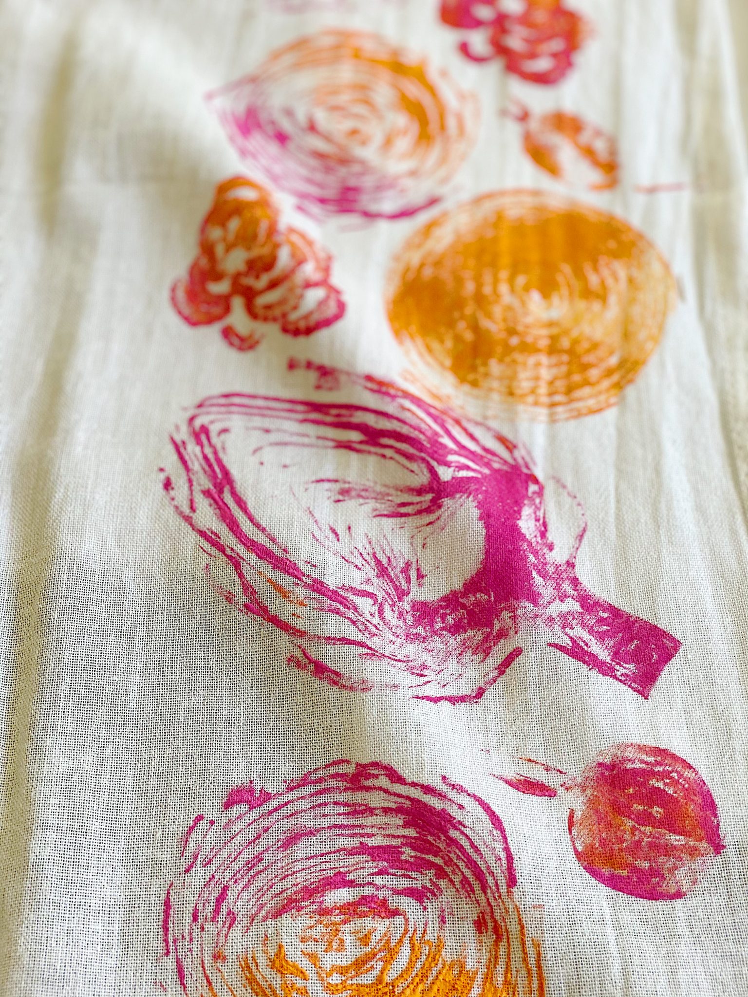 Printing with Vegetables and Ink