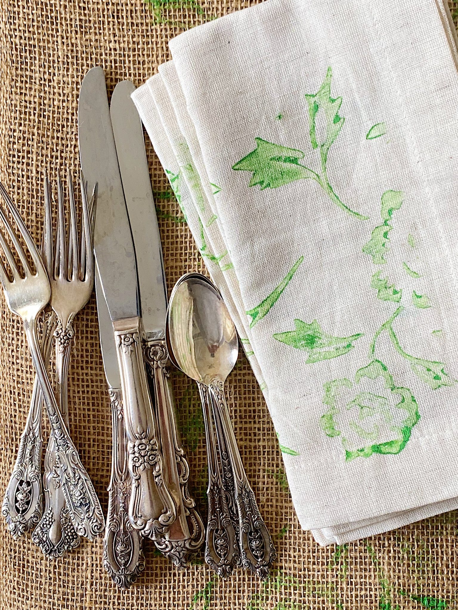 Spring Crafts - Napkins
