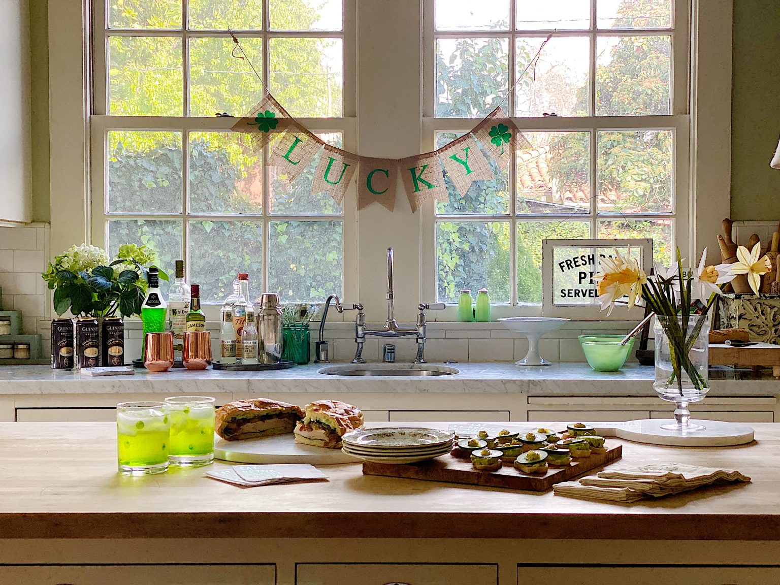 St. Patrick's Day Recipes and Happy Hour Menu