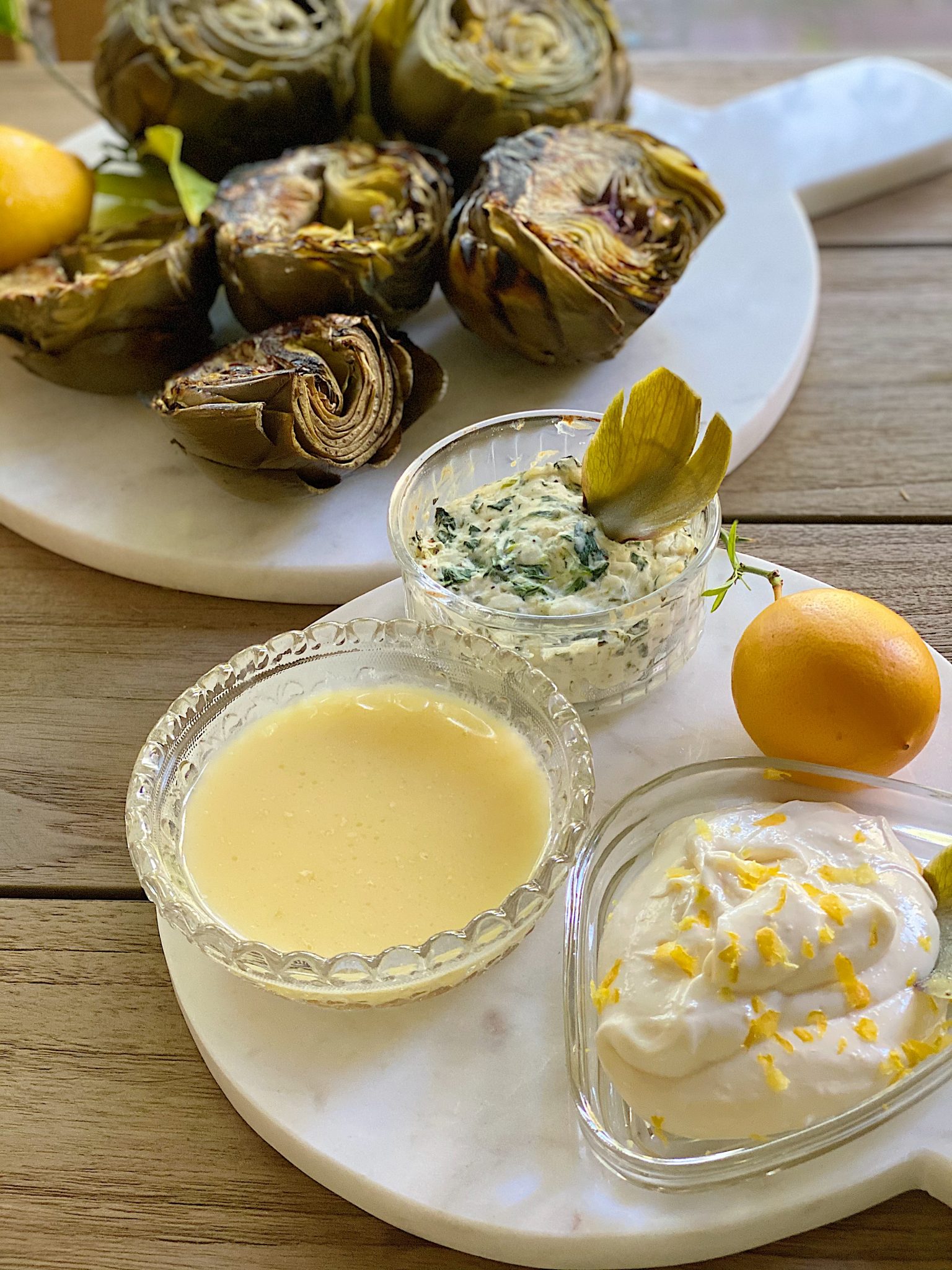 Artichokes and Dip