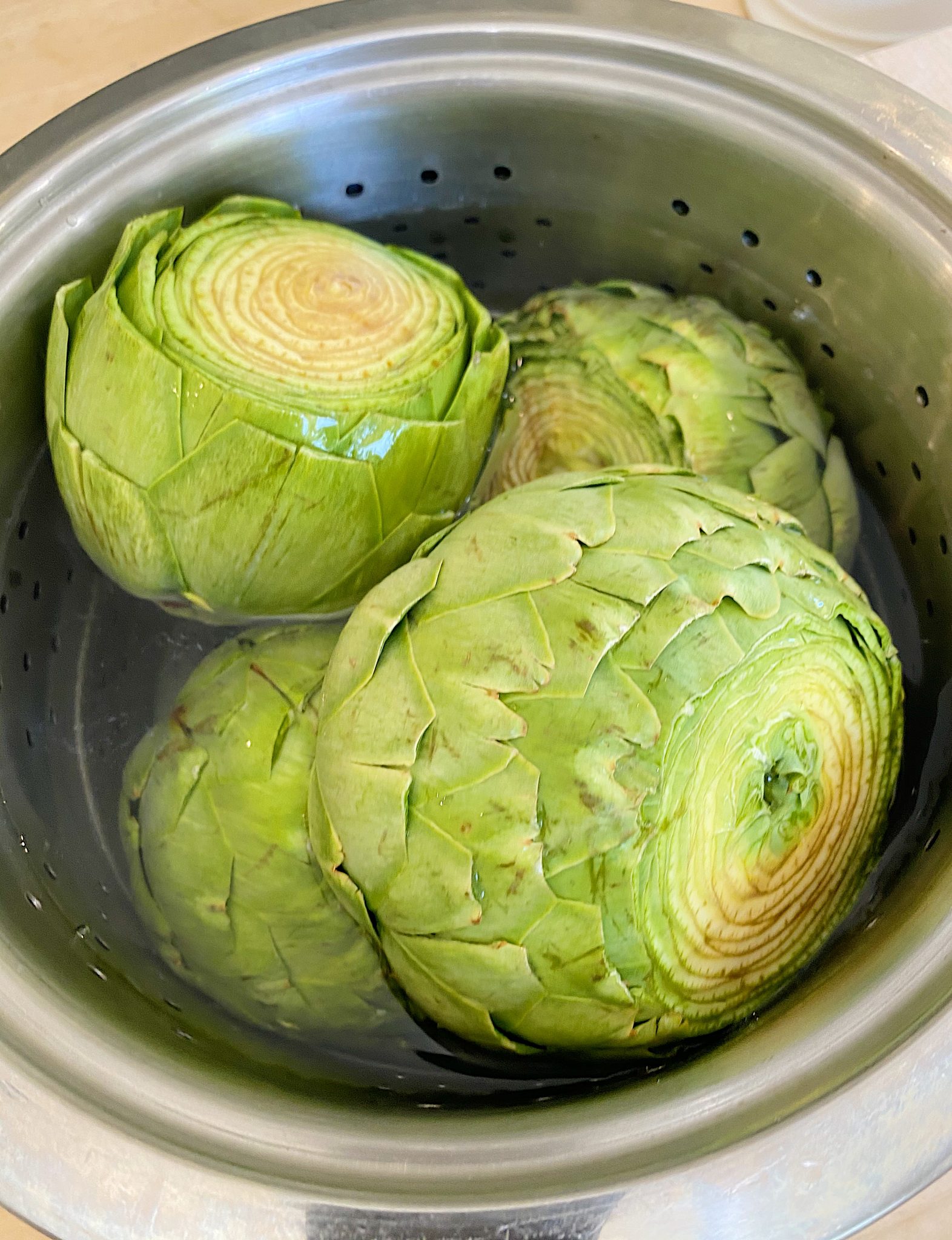 Boiling the Artichokes