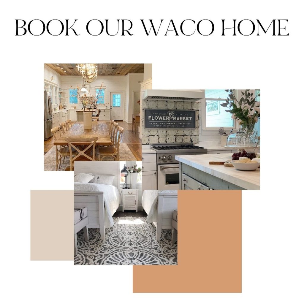 Book Our Waco Home