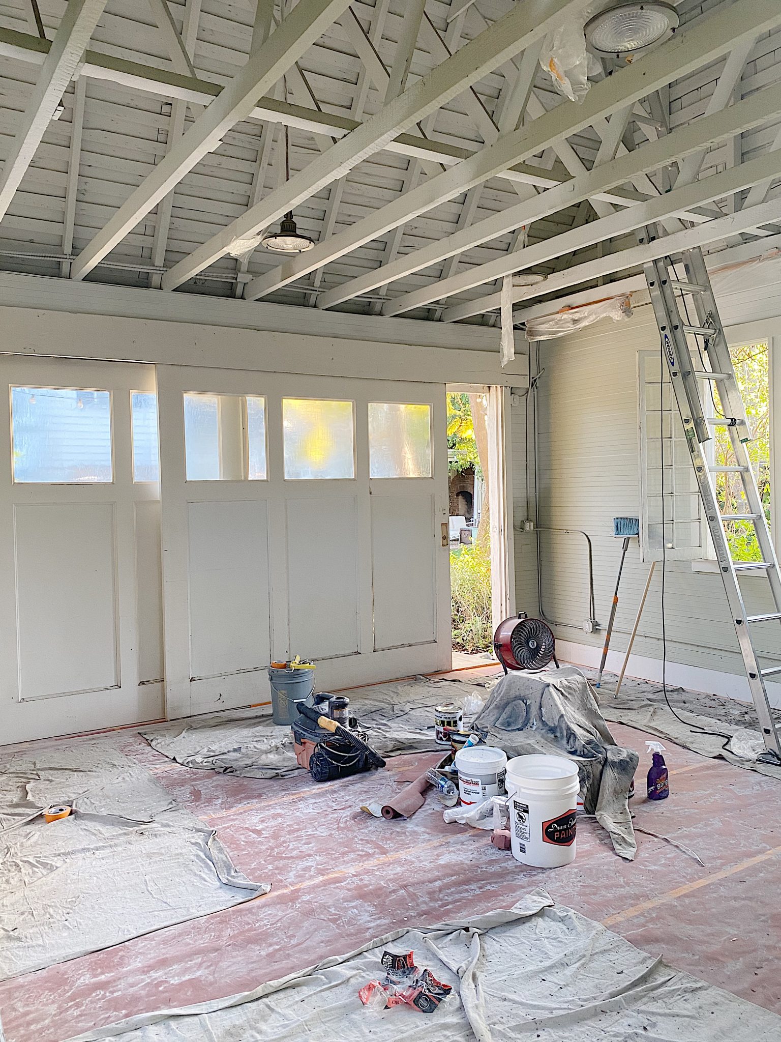 Carriage House Being Painted Photo