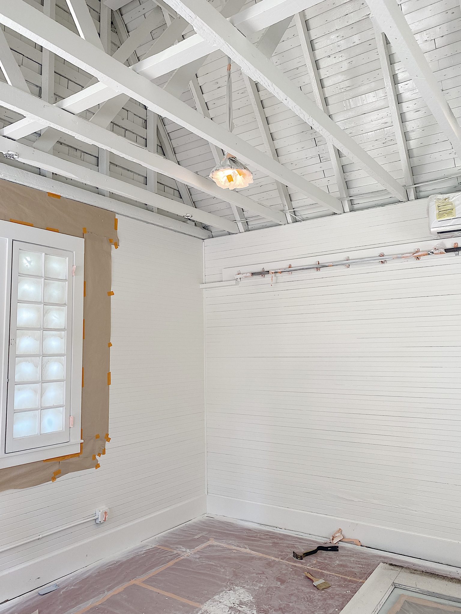 Carriage House Painted White
