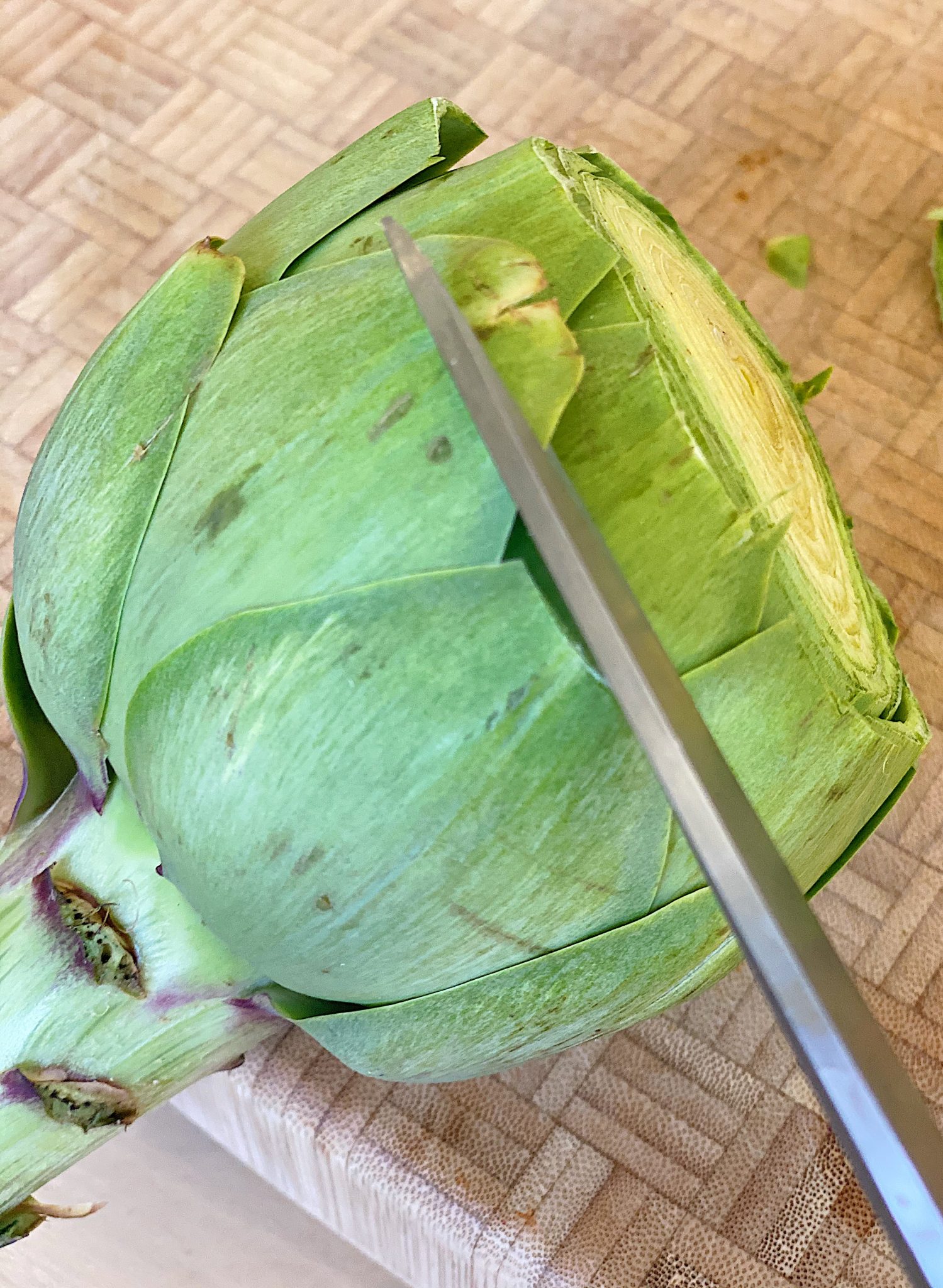 Clipping an Artichoke