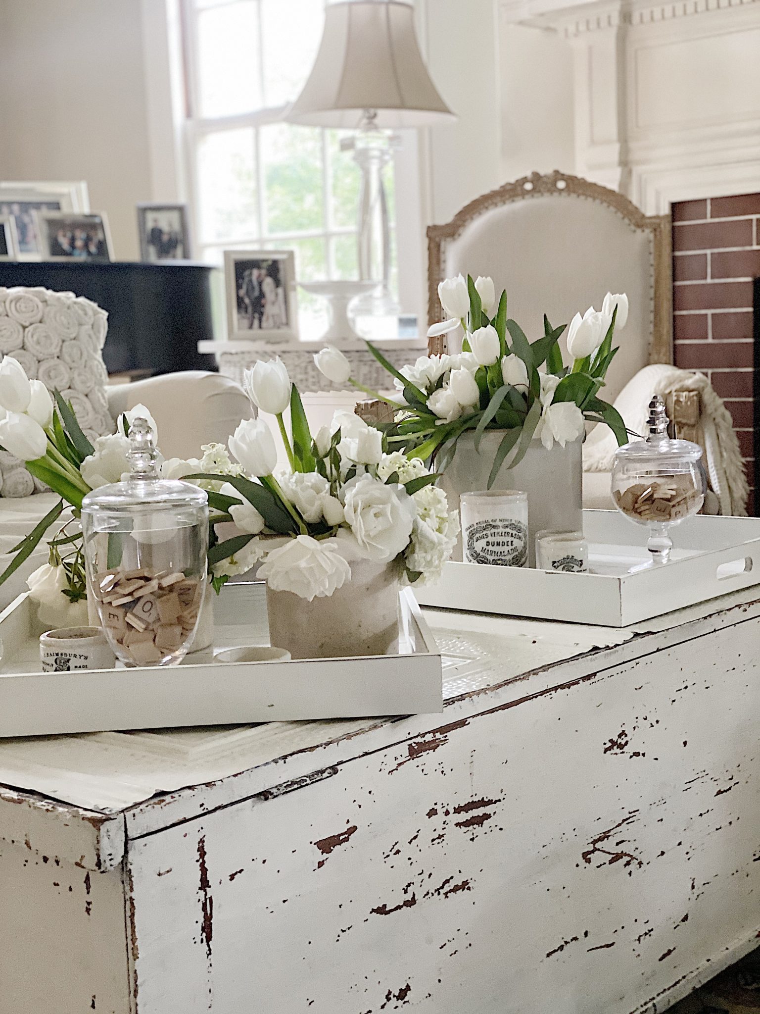 Decorative Serving Trays in the Living Room