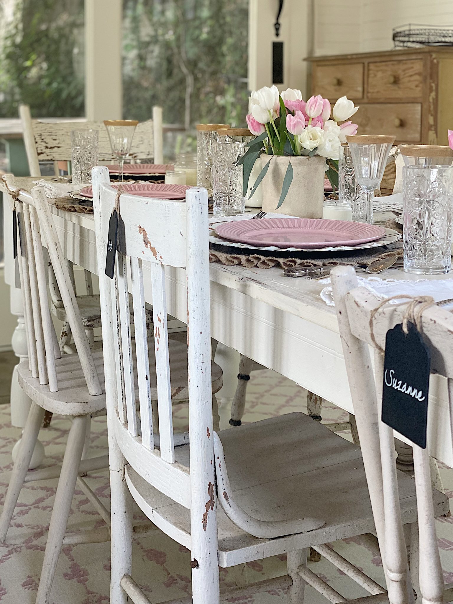 Glasses Sets in the Carriage House