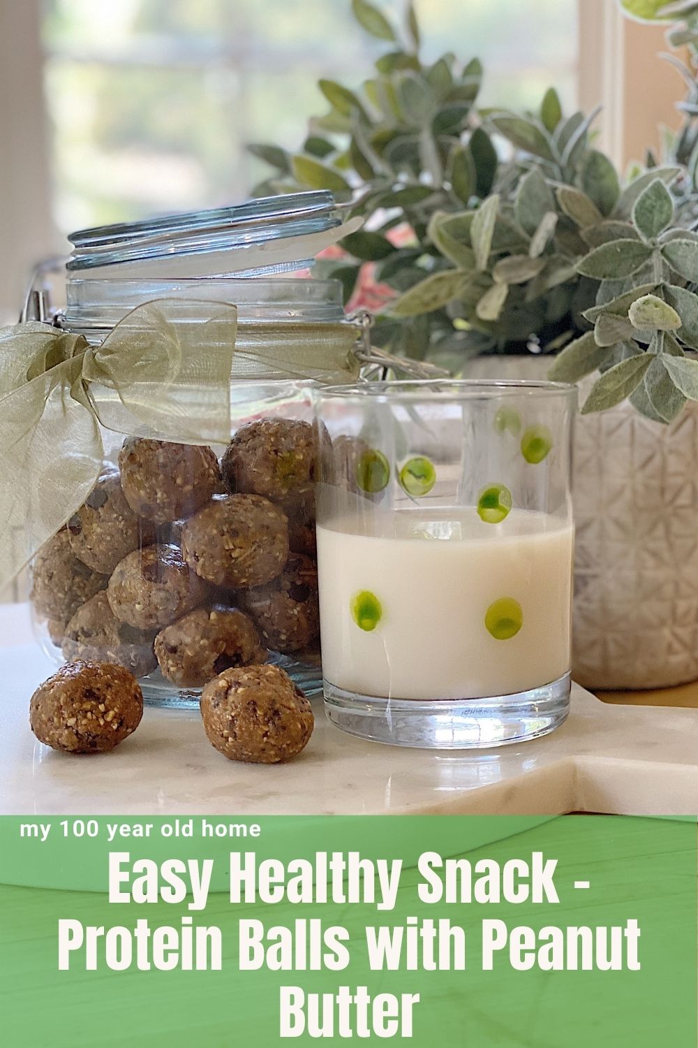 I created the best tasting and easy healthy snack. I used trial and error and created these Protein Balls with Peanut Butter and they are amazing.
