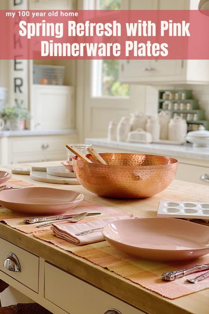 Spring Refresh with Pink Plates