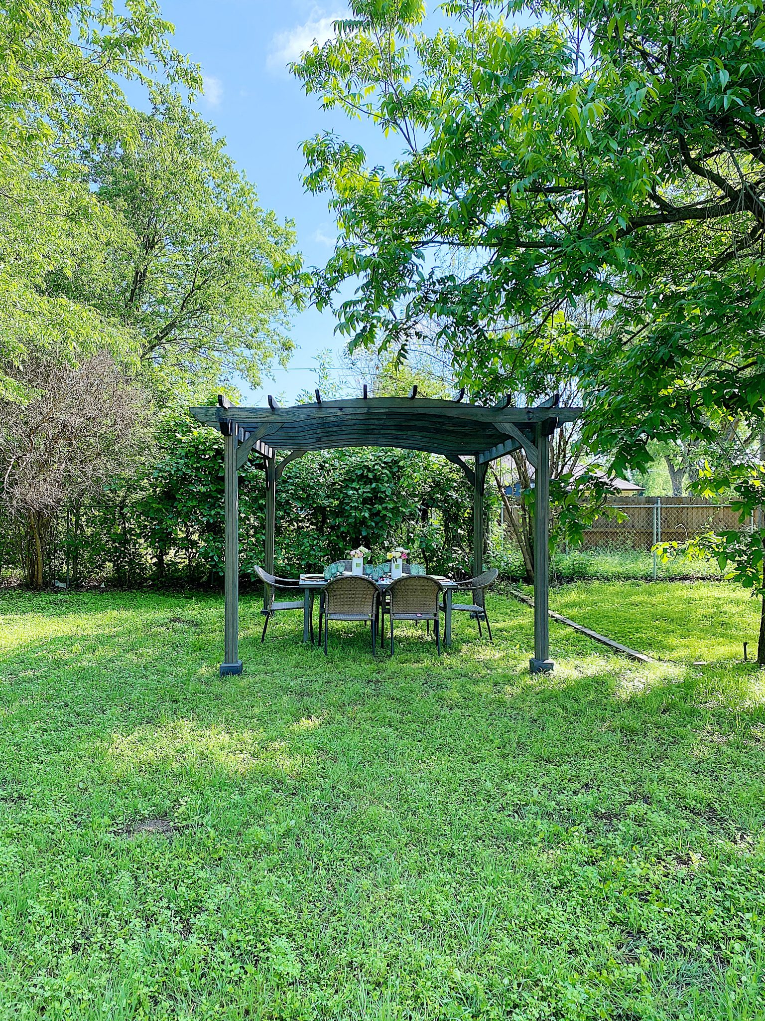 Backyard Pergola