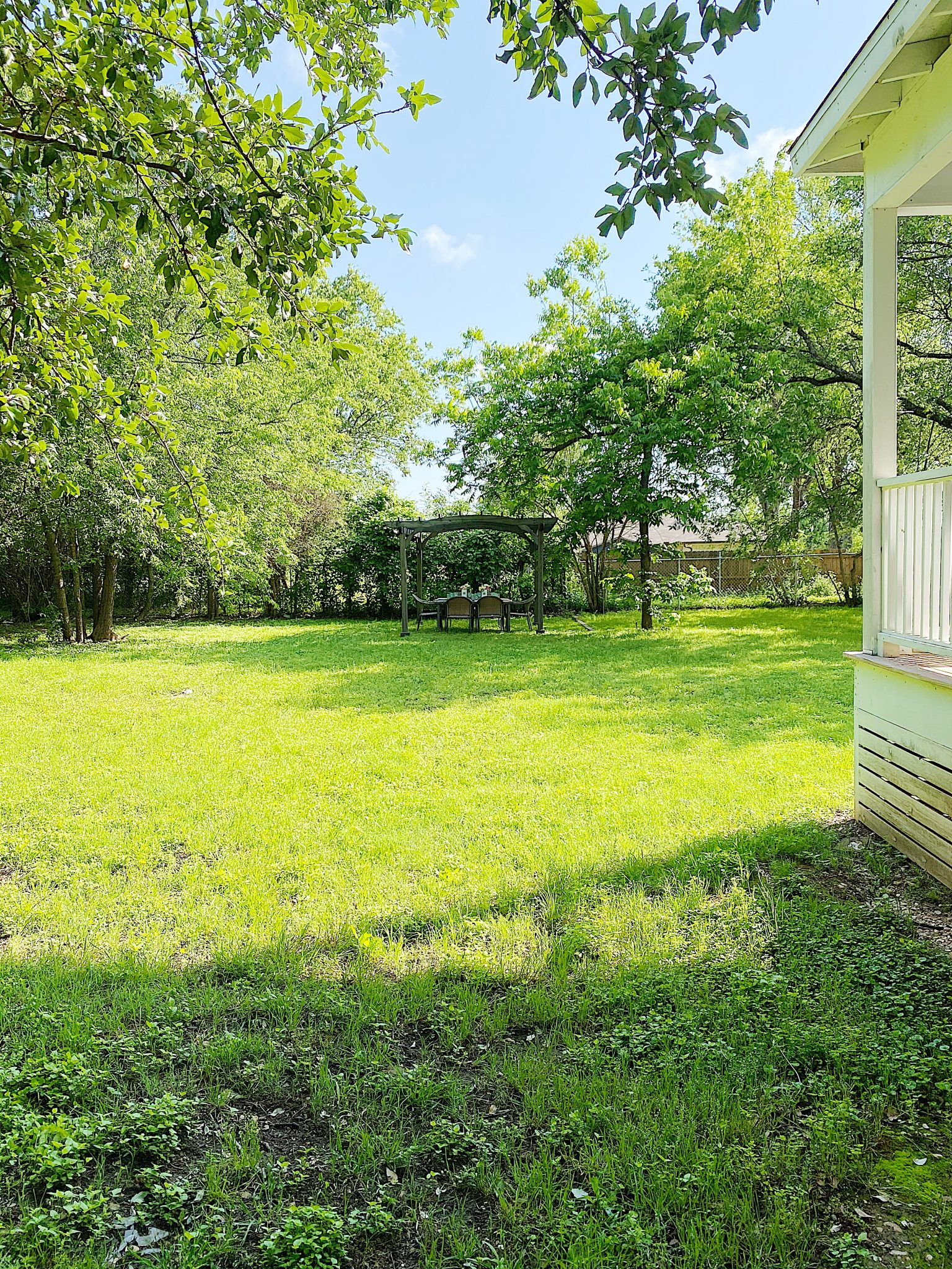 Backyard Pergola