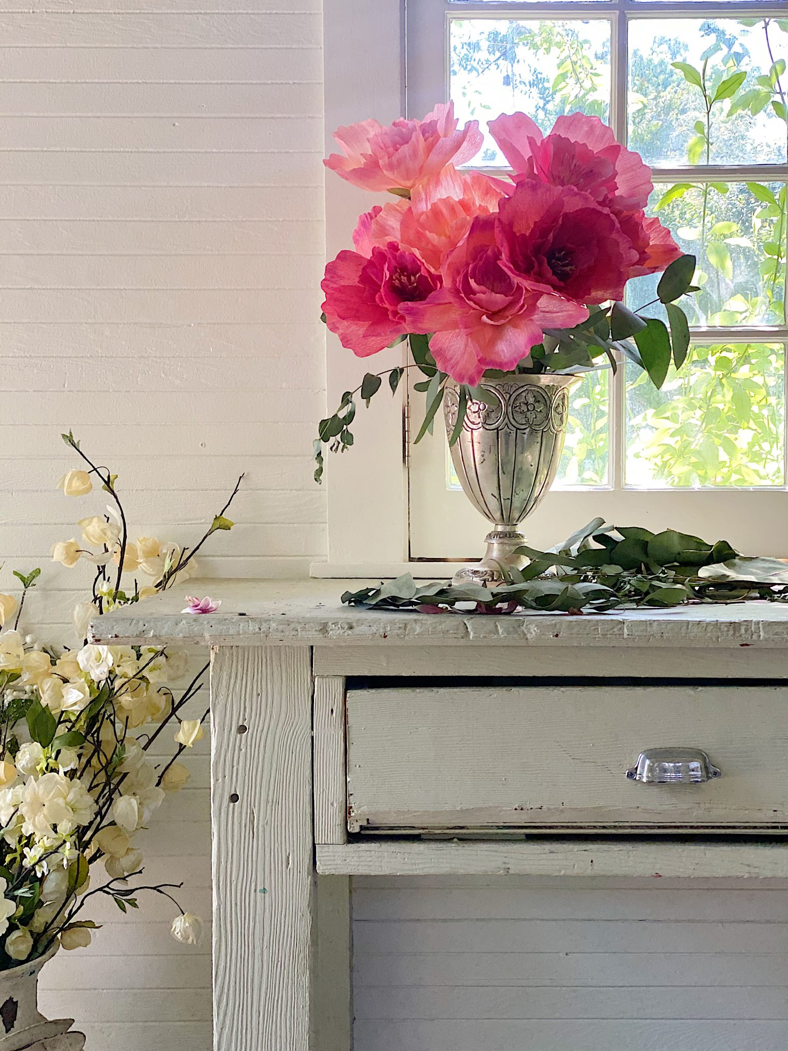 Crepe Paper Peonies
