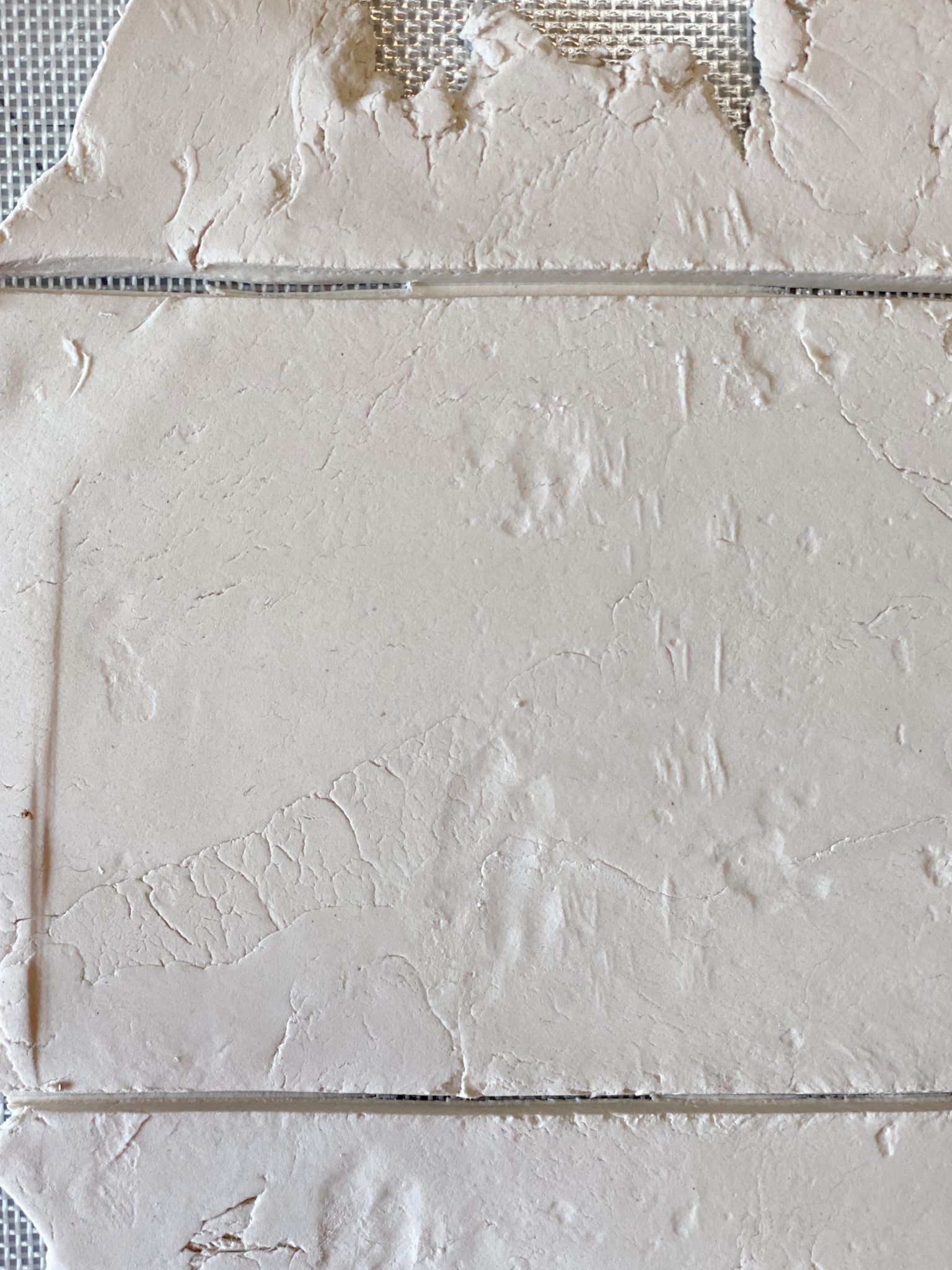Cutting the Paper Clay