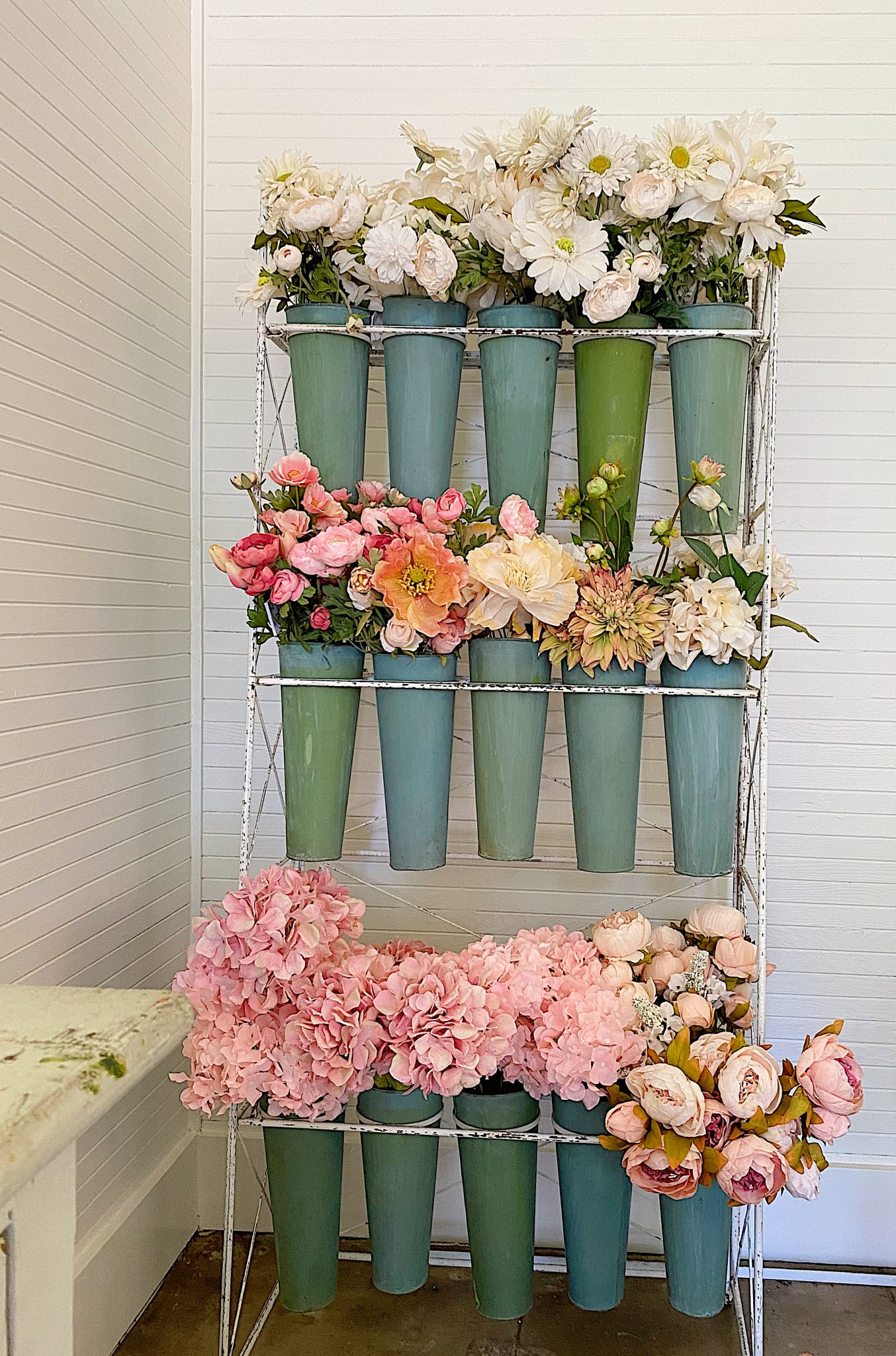 Faux Flower Storage
