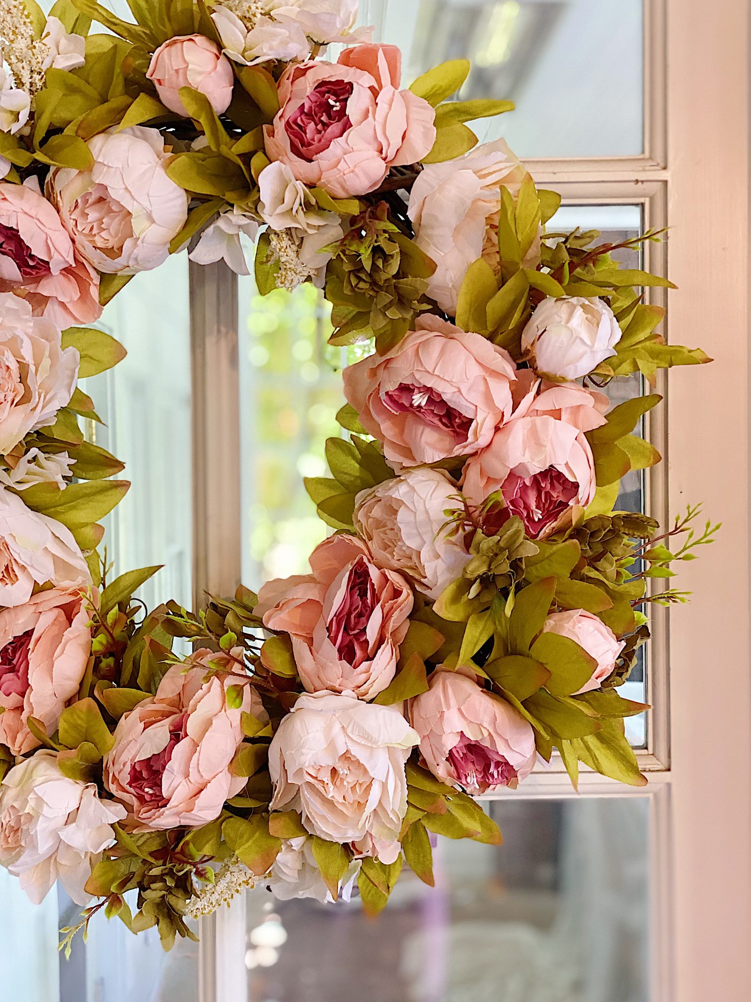 How to Make a Peony Floral Wreath