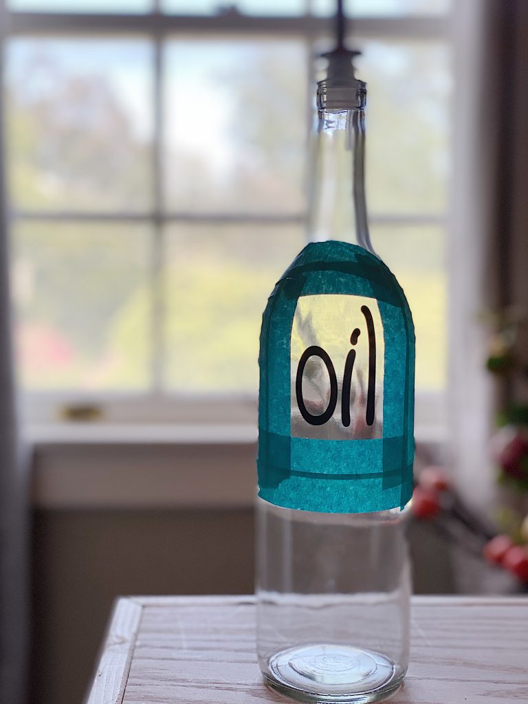 How to Make an Etched Olive Oil Container