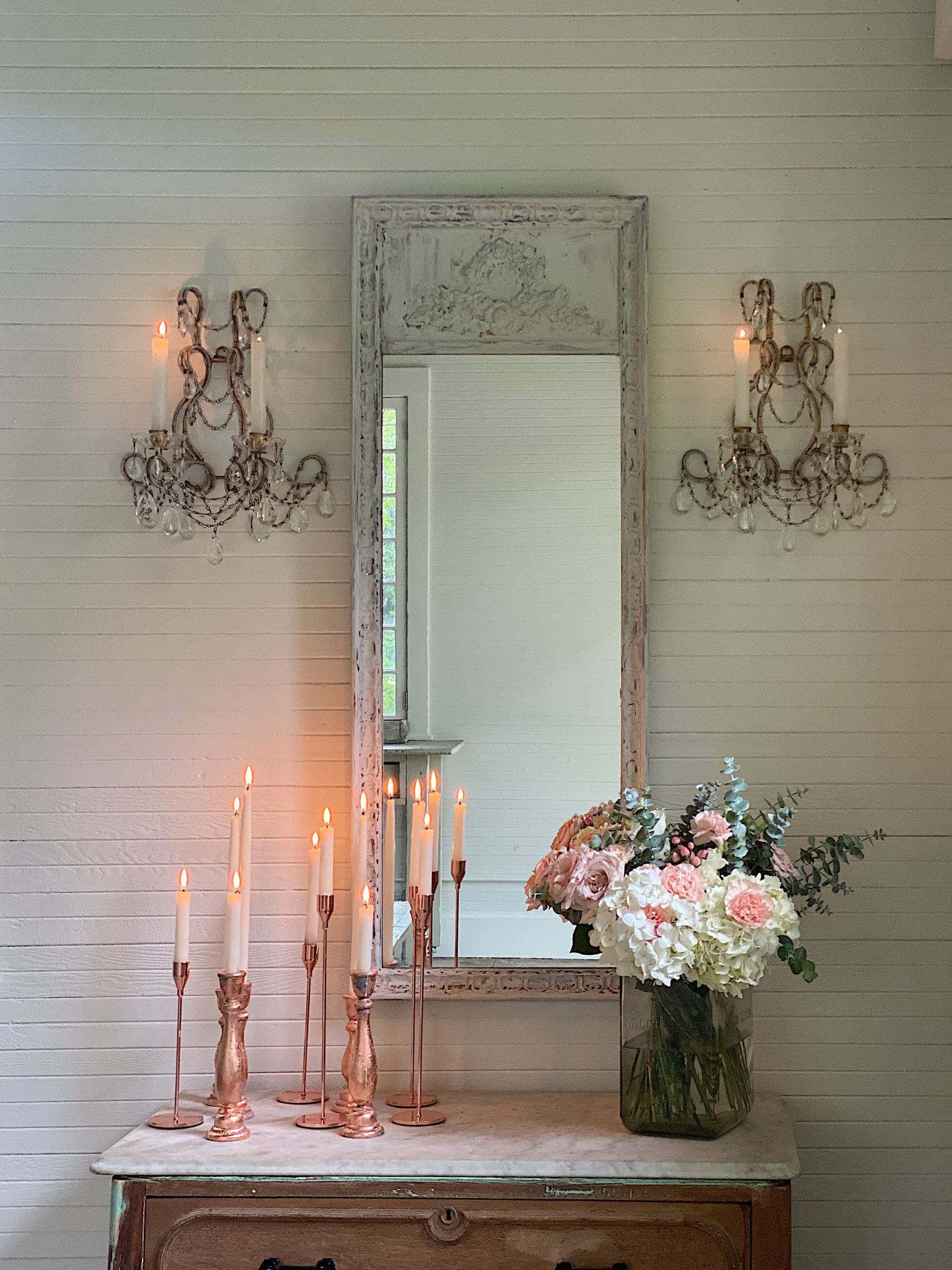 MY Favorite DIY Mirror in the Carriage House