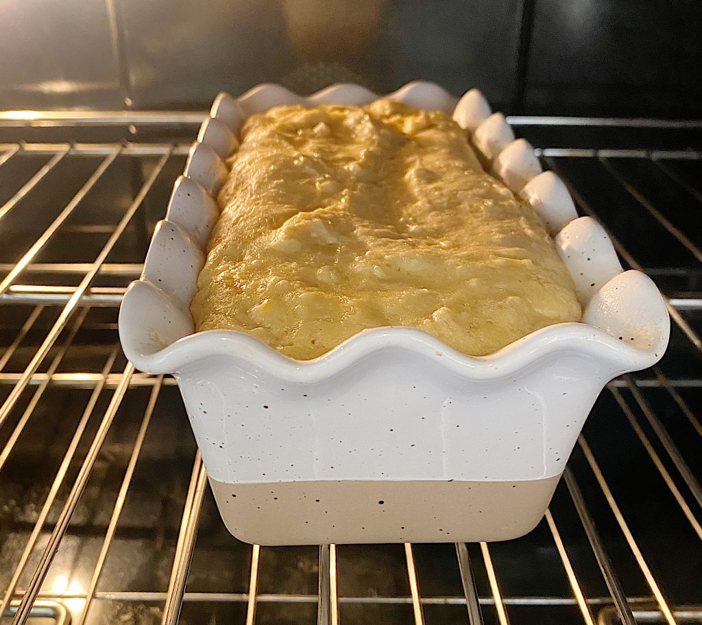 The Best Lemon Breakfast Bread in the Oven